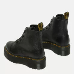 Dr. Martens Women's Sinclair Leather Zip Front Boots - Black -Dr. Martens Shop 12105575 1085002442625459