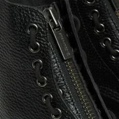 Dr. Martens Women's Sinclair Leather Zip Front Boots - Black -Dr. Martens Shop 12105575 2105002442216955