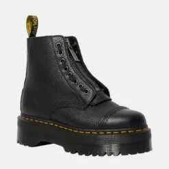 Dr. Martens Women's Sinclair Leather Zip Front Boots - Black