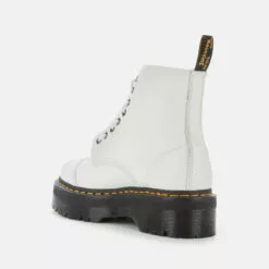Dr. Martens Women's Sinclair Leather Zip Front Boots - White -Dr. Martens Shop 12596343 2014787822216910