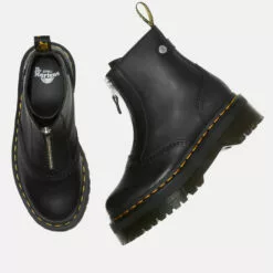 Dr. Martens Jetta Zip Front Leather Boots -Dr. Martens Shop 13887462 4294989445590015