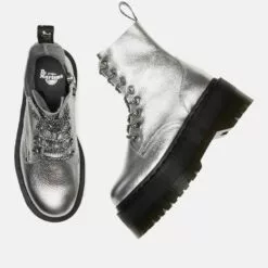Dr. Martens Women's Jadon Max Metallic Leather Platform Boots -Dr. Martens Shop 14215762 7055040241222779
