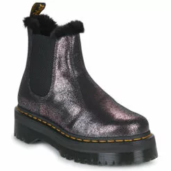 Dr. Martens - 2976 QuadFur Lined Distressed Metallic