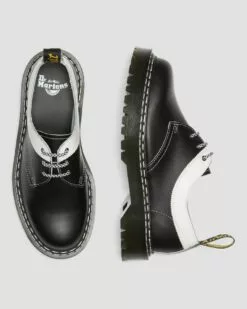 Dr. Martens Dr Martens | Unisex Plain Leather Logo Oxfords -Dr. Martens Shop org 1047