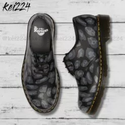 Dr. Martens Dr Martens | Skull Camouflage Leopard Patterns Plain Toe Leather Oxfords