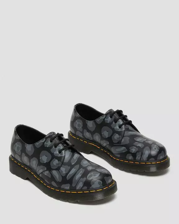 Dr. Martens Dr Martens | Skull Camouflage Leopard Patterns Plain Toe Leather Oxfords 6 Dr. Martens Dr Martens | Skull Camouflage Leopard Patterns Plain Toe Leather Oxfords - Image 4