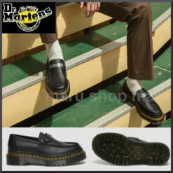 Dr. Martens Dr Martens | Plain Toe Loafers Unisex Street Style Plain Leather