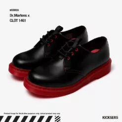 Dr. Martens Dr Martens | Unisex Street Style Collaboration Plain Leather Logo Oxfords