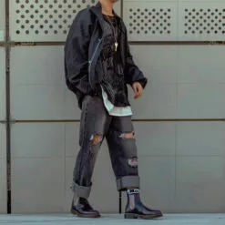 Dr. Martens Dr Martens | Unisex Street Style Collaboration Plain Logo Boots -Dr. Martens Shop org 168