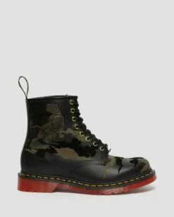 Dr. Martens Dr Martens | Camouflage Unisex Other Animal Patterns Leather Logo Boots -Dr. Martens Shop org 173