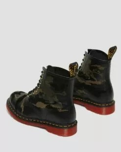 Dr. Martens Dr Martens | Camouflage Unisex Other Animal Patterns Leather Logo Boots -Dr. Martens Shop org 177