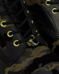 Dr. Martens Dr Martens | Camouflage Unisex Other Animal Patterns Leather Logo Boots -Dr. Martens Shop org 179