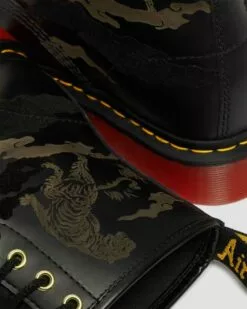 Dr. Martens Dr Martens | Camouflage Unisex Other Animal Patterns Leather Logo Boots -Dr. Martens Shop org 180