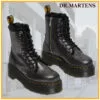 Dr. Martens Dr Martens | Suede Blended Fabrics Street Style Leather Logo Boots -Dr. Martens Shop org 19