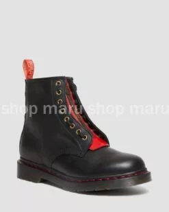 Dr. Martens Dr Martens | Plain Toe Unisex Bi-color Plain Leather Logo Boots -Dr. Martens Shop org 193