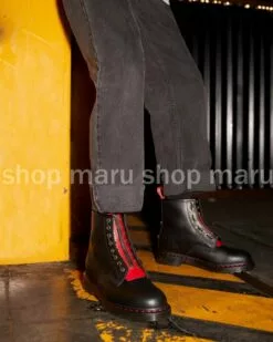 Dr. Martens Dr Martens | Plain Toe Unisex Bi-color Plain Leather Logo Boots -Dr. Martens Shop org 194