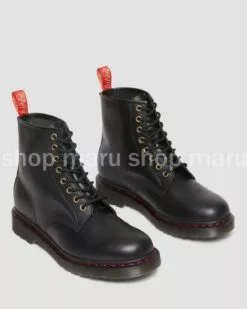 Dr. Martens Dr Martens | Plain Toe Unisex Bi-color Plain Leather Logo Boots -Dr. Martens Shop org 195
