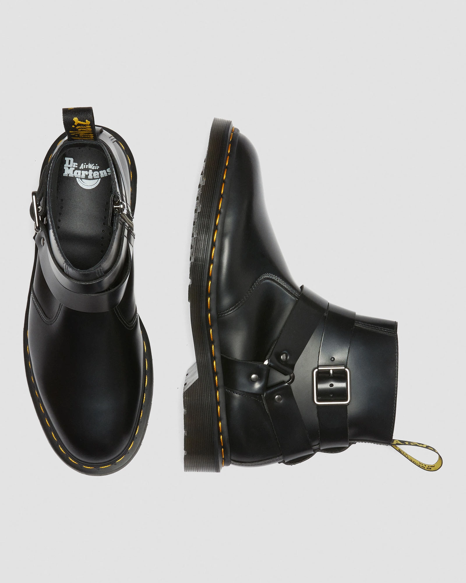 Dr. Martens Dr Martens | Street Style Leather Logo Engineer Boots 6 Dr. Martens Dr Martens | Street Style Leather Logo Engineer Boots - Image 4