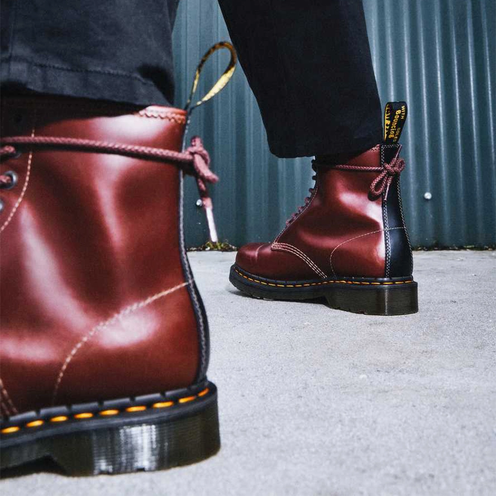 Dr. Martens Dr Martens | Street Style Bi-color Leather Boots 14 Dr. Martens Dr Martens | Street Style Bi-color Leather Boots - Image 12