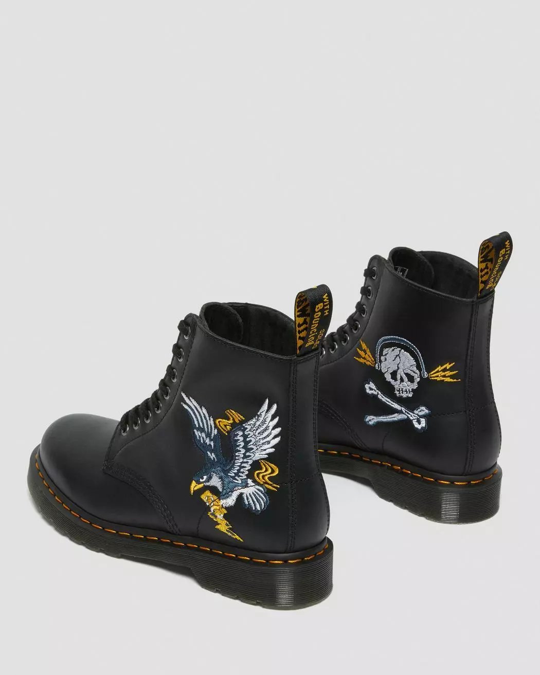 Dr. Martens Dr Martens | Skull Plain Toe Unisex Street Style Leather Boots 7 Dr. Martens Dr Martens | Skull Plain Toe Unisex Street Style Leather Boots - Image 5