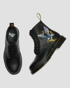 Dr. Martens Dr Martens | Skull Plain Toe Unisex Street Style Leather Boots 17 Dr. Martens Dr Martens | Skull Plain Toe Unisex Street Style Leather Boots -Dr. Martens Shop org 360