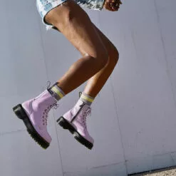 Dr. Martens Dr Martens | Street Style Plain Leather Logo Boots -Dr. Martens Shop org 44