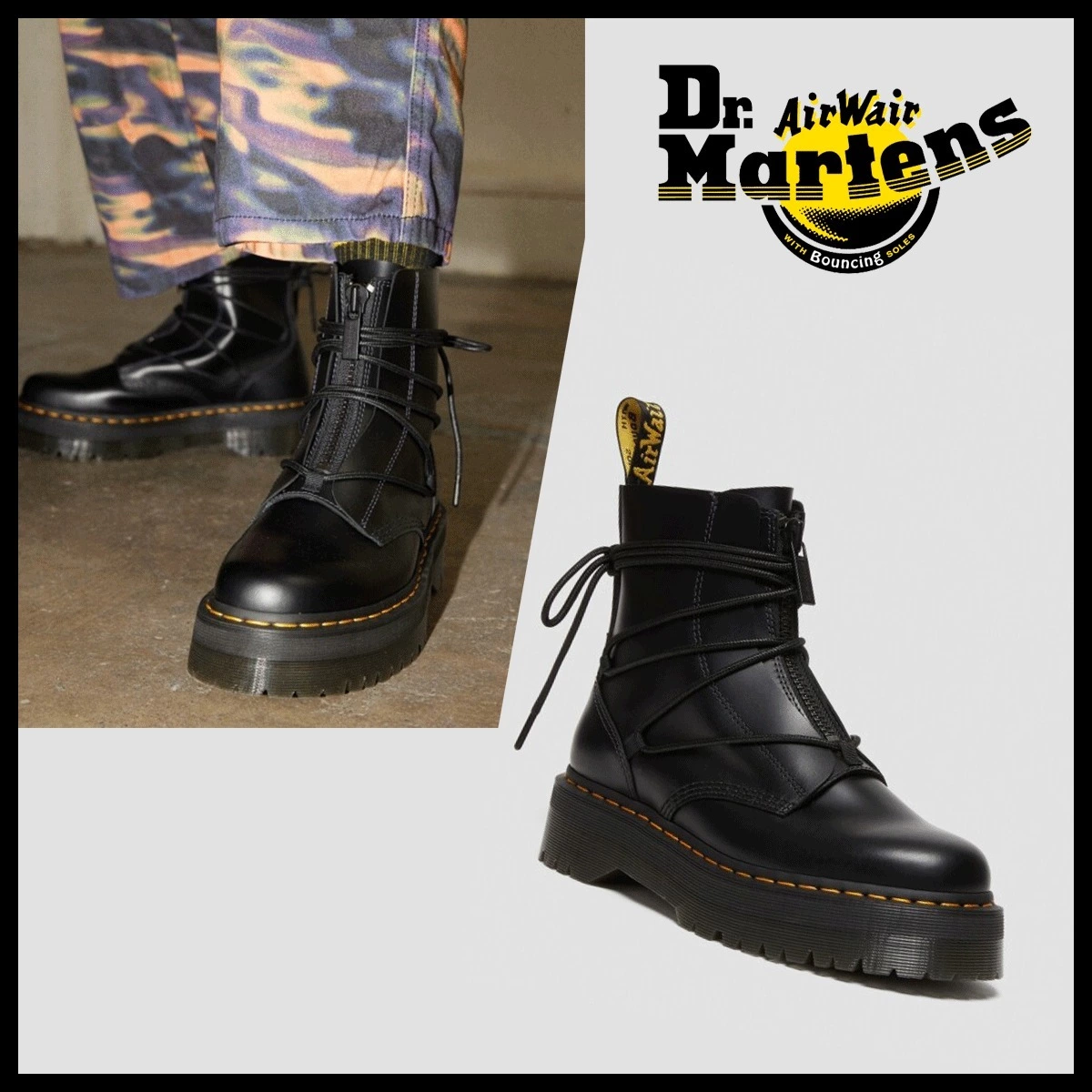 Dr. Martens Dr Martens | Street Style Logo Boots 3 Dr. Martens Dr Martens | Street Style Logo Boots