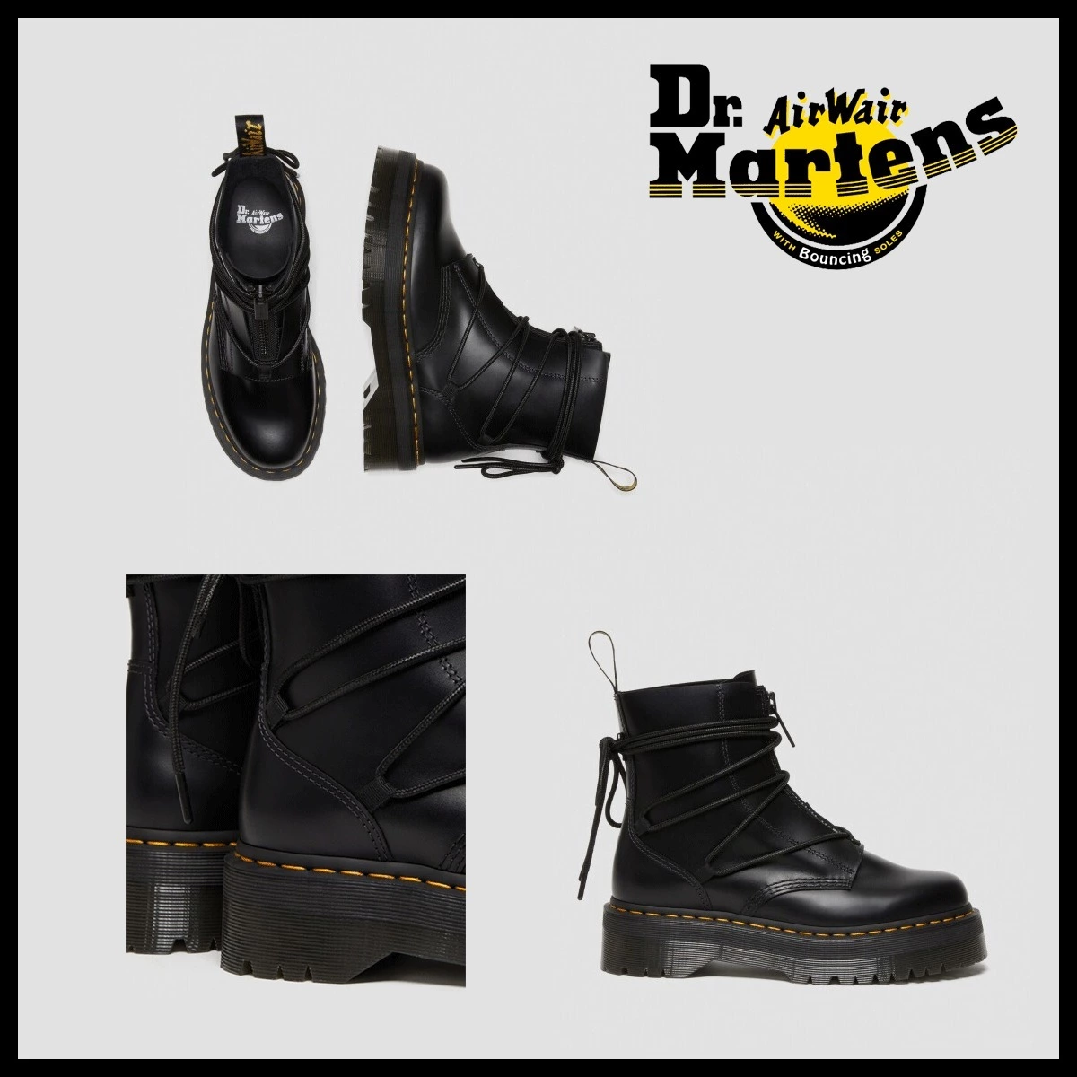 Dr. Martens Dr Martens | Street Style Logo Boots 4 Dr. Martens Dr Martens | Street Style Logo Boots - Image 2