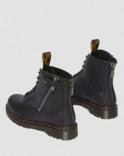 Dr. Martens Dr Martens | Plain Leather Logo Boots -Dr. Martens Shop org 449