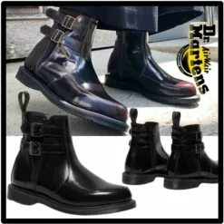Dr. Martens Dr Martens | Unisex Street Style Leather Logo Boots