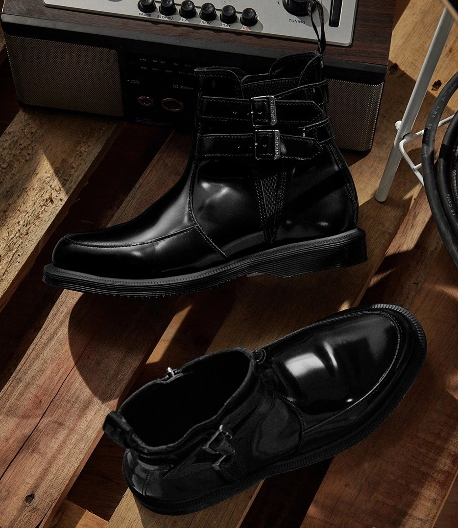 Dr. Martens Dr Martens | Unisex Street Style Leather Logo Boots 5 Dr. Martens Dr Martens | Unisex Street Style Leather Logo Boots - Image 3