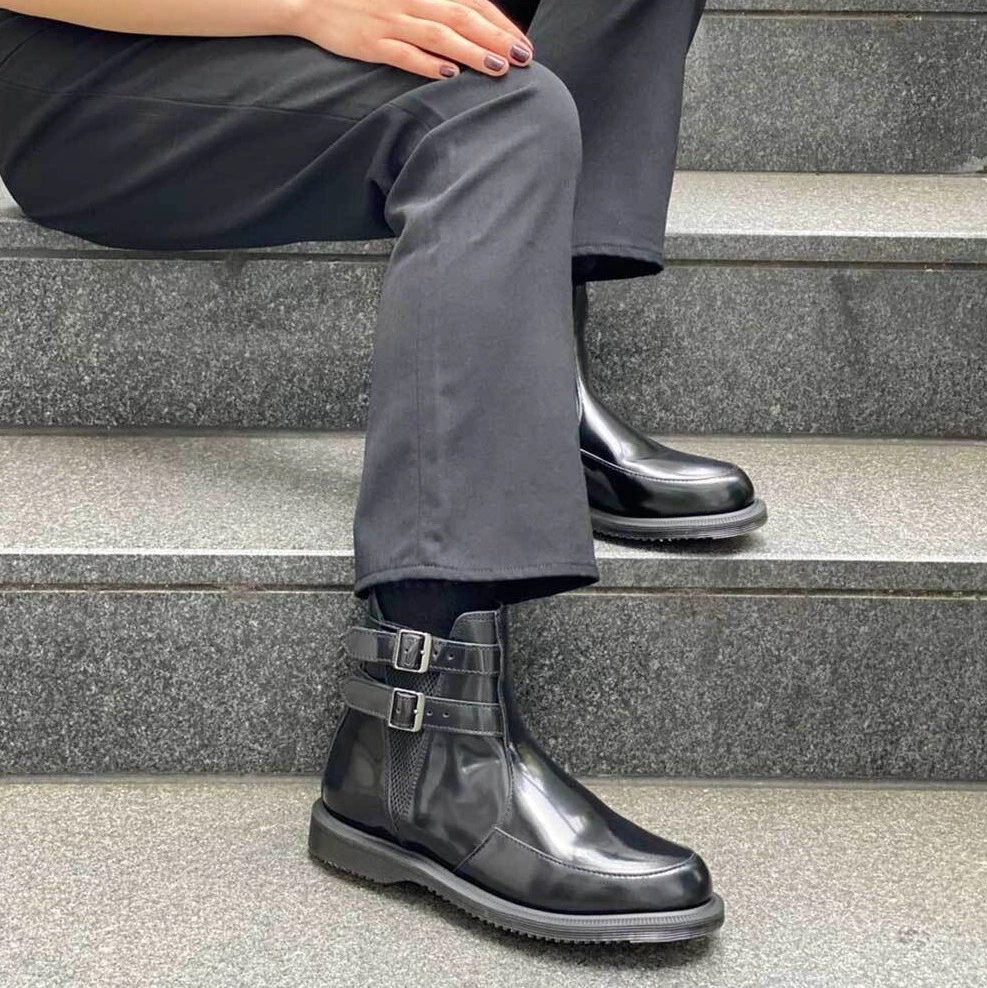 Dr. Martens Dr Martens | Unisex Street Style Leather Logo Boots 9 Dr. Martens Dr Martens | Unisex Street Style Leather Logo Boots - Image 7