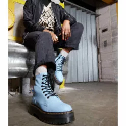 Dr. Martens Dr Martens | Street Style Plain Leather Logo Boots -Dr. Martens Shop org 48