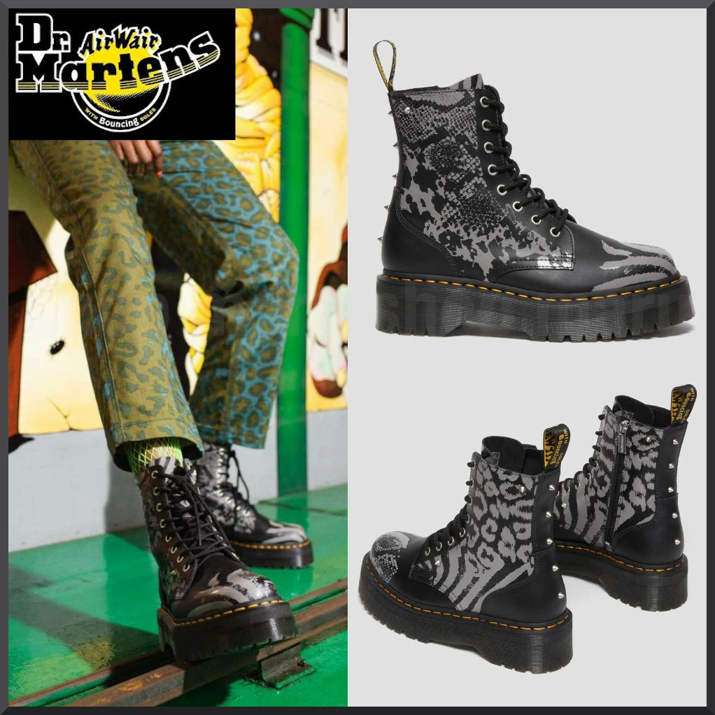 Dr. Martens Dr Martens | Zebra Patterns Leopard Patterns Unisex Street Style 3 Dr. Martens Dr Martens | Zebra Patterns Leopard Patterns Unisex Street Style