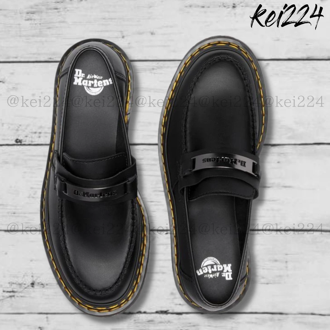 Dr. Martens Dr Martens | Loafers Plain Leather U Tips Logo Loafers & Slip-ons 3 Dr. Martens Dr Martens | Loafers Plain Leather U Tips Logo Loafers & Slip-ons