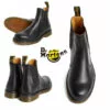 Dr. Martens Dr Martens | Unisex Street Style Plain Leather Chelsea Boots Logo