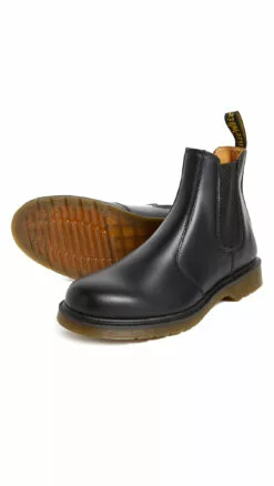 Dr. Martens Dr Martens | Unisex Street Style Plain Leather Chelsea Boots Logo -Dr. Martens Shop org 656