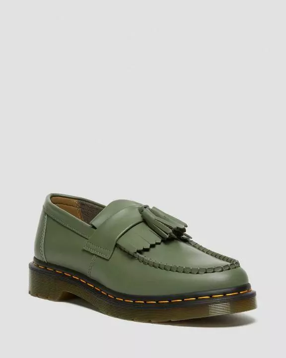 Dr. Martens Dr Martens | Loafers Unisex Tassel Plain Leather U Tips Khaki 4 Dr. Martens Dr Martens | Loafers Unisex Tassel Plain Leather U Tips Khaki - Image 2