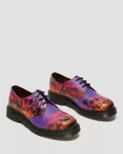 Dr. Martens Dr Martens | Tropical Patterns Unisex Plain Leather Logo Oxfords -Dr. Martens Shop org 835