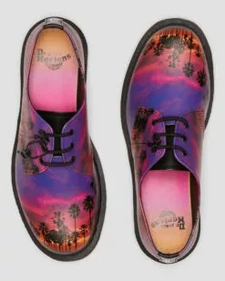 Dr. Martens Dr Martens | Tropical Patterns Unisex Plain Leather Logo Oxfords -Dr. Martens Shop org 837