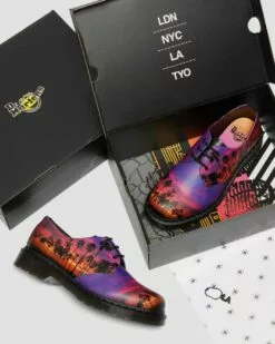 Dr. Martens Dr Martens | Tropical Patterns Unisex Plain Leather Logo Oxfords -Dr. Martens Shop org 841