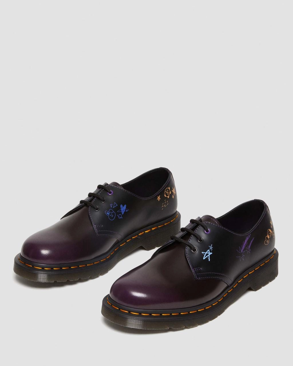 Dr. Martens Dr Martens | Street Style Leather Logo Oxfords 4 Dr. Martens Dr Martens | Street Style Leather Logo Oxfords - Image 2